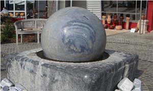 Azul Macaubas Natural Stone Floating Spheres