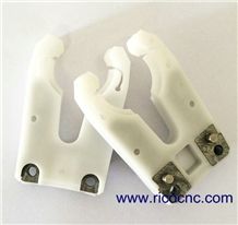 White Bt30 Tool Forks, Bt30 Tool Holders,Cnc Tool Forks, Bt30 Tool Grippers, Atc Toolchanger Grippers, Bt30 Tool Holders, Bt30 Tool Holder Clamps