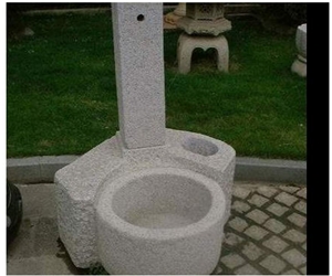 Yellow Rust Granite Fountain