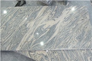 China Juparana Granite, China Shandong Laizhou Grey Granite Slab, Granite Tile, Natural Stone, Building Stone, Wall Cladding Tile, Floor Tile, Interior Stone