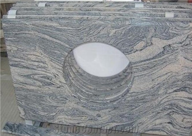 China Juparana Granite Countertop, Bath Top,Multicolor,Polished Vanity Tops