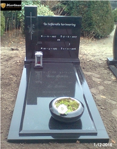 Regal Black Granite Monument