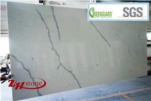 Calacatta White Artificial Stone Marble Texture