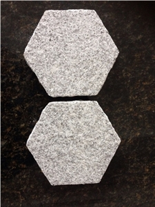 Granite Paving Stone, Yellow Granite Hexagon Cube Stone & Pavers