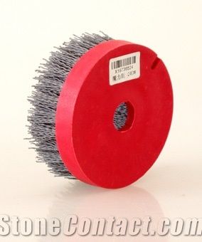 100mm Abrasive Round Brush with M14, M16 or 5/8-11 Thread
