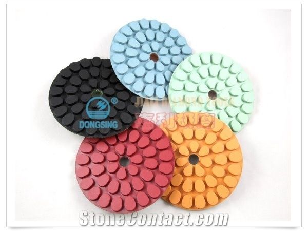 5fp3 - 125mm (5") Floor Polishing Pads for Marble, Granite, Tile, Ceramic and Concrete Floor
