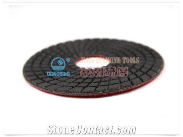 7fp4-6 - 175mm (7") Floor Polishing Pads for Marble, Granite, Tile, Ceramic and Concrete Floor