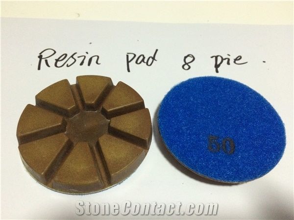 8 Pie Resin Bond Polishing Pad for Terrazzo and Concrete Floor