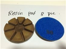 8 Pie Resin Bond Polishing Pad for Terrazzo and Concrete Floor