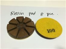 8 Pie Resin Bond Polishing Pad for Terrazzo and Concrete Floor