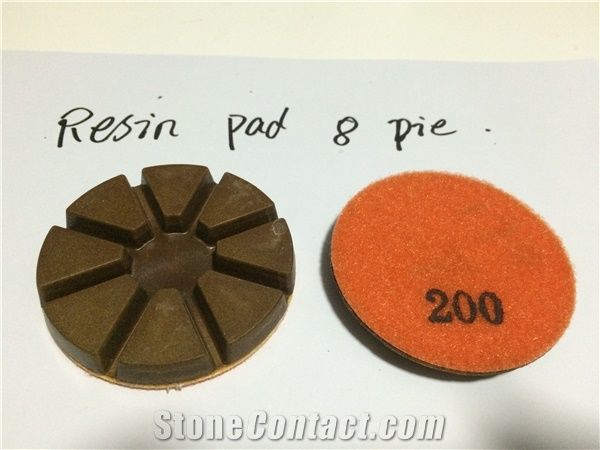 8 Pie Resin Bond Polishing Pad for Terrazzo and Concrete Floor
