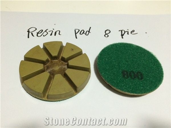 8 Pie Resin Bond Polishing Pad for Terrazzo and Concrete Floor