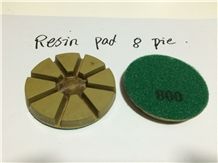 8 Pie Resin Bond Polishing Pad for Terrazzo and Concrete Floor