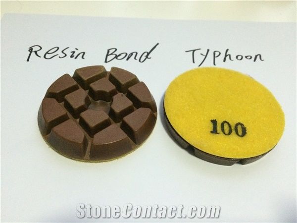 80mm (3") Superior Resin Bond Floor Polishing Pad for Terrazzo and Concrete Floor Typhoon