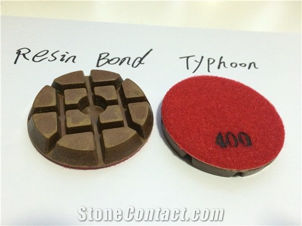 80mm (3") Superior Resin Bond Floor Polishing Pad for Terrazzo and Concrete Floor Typhoon