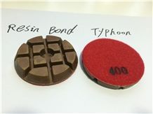 80mm (3") Superior Resin Bond Floor Polishing Pad for Terrazzo and Concrete Floor Typhoon