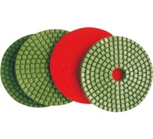 China Best Professional Wet Quartz Engineered Stone Diamond Polishing Pads 100mm