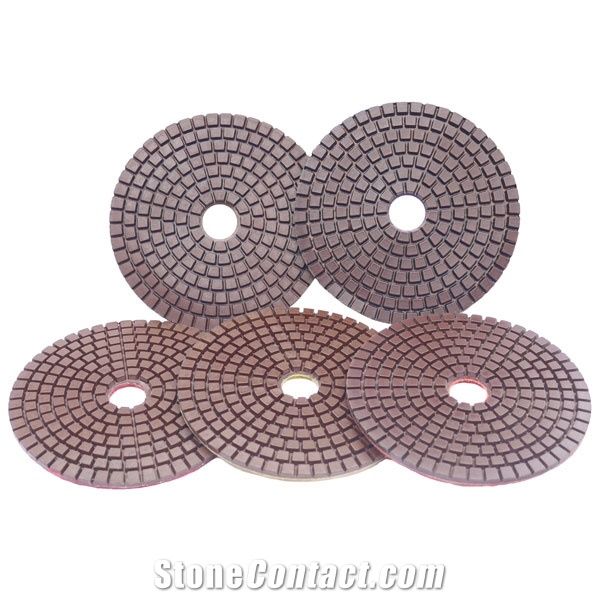 Copper Bond Diamond Polishing Pads Applied to Excellent Fabrication Of Marble, Concrete and Granite