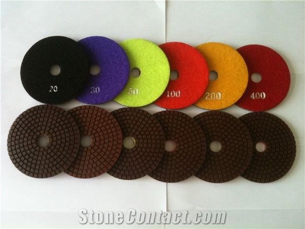 Copper Bond Diamond Polishing Pads Applied to Excellent Fabrication Of Marble, Concrete and Granite