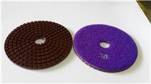 Copper Bond Diamond Polishing Pads Applied to Excellent Fabrication Of Marble, Concrete and Granite