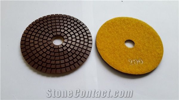 Copper Bond Diamond Polishing Pads Applied to Excellent Fabrication Of Marble, Concrete and Granite