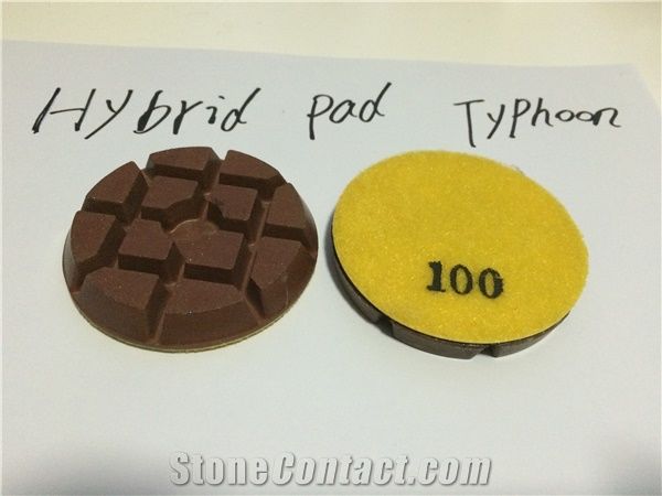 Copper Bond Hybrid Pad for Terrazzo and Concrete Floor Typhoon