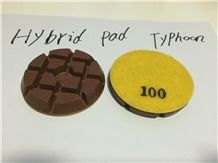 Copper Bond Hybrid Pad for Terrazzo and Concrete Floor Typhoon