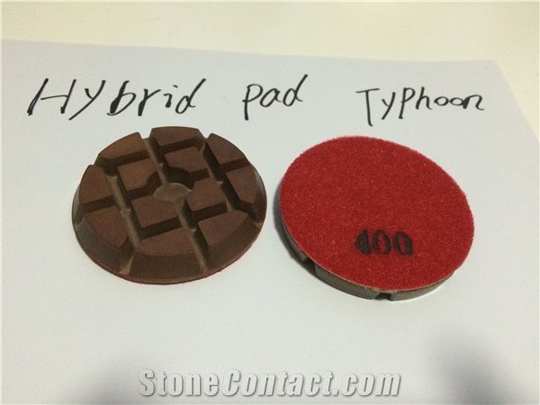 Copper Bond Hybrid Pad for Terrazzo and Concrete Floor Typhoon