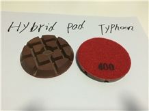 Copper Bond Hybrid Pad for Terrazzo and Concrete Floor Typhoon