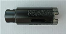 Crown Core Bits with Brazed Strip for Dry Uuse