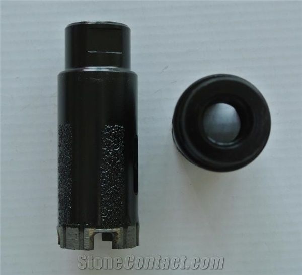 Crown Core Bits with Brazed Strip for Dry Uuse