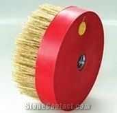 Diamond Abrasive Brush 100mm with M14, M16 or 5/8-11 Thread