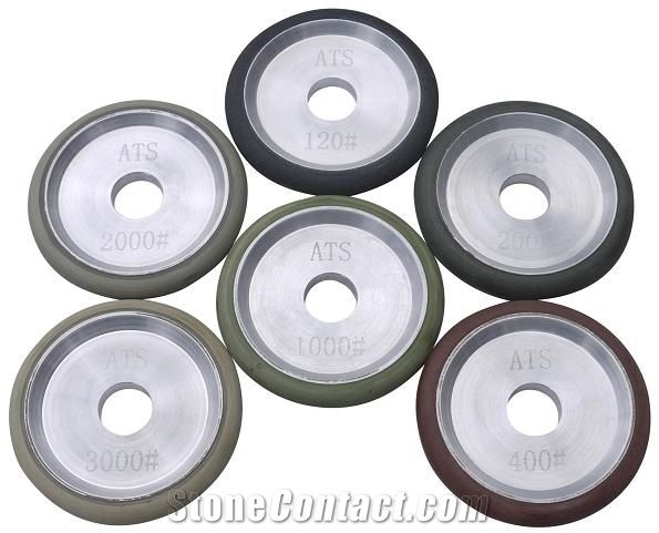 Drainer Groove Flute Polishing Wheels Diamond Resin