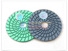 Economy Wet Diamond Polishing Pads with Silver Dongsing Logo for Granite, Marble - Ds2 Economy Wet Diamond Polishing Pads with Silver Dongsing Logo for Granite, Marble - Ds2