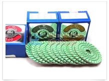 Economy Wet Diamond Polishing Pads with Silver Dongsing Logo for Granite, Marble - Ds2