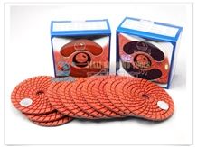 Economy Wet Diamond Polishing Pads with Silver Dongsing Logo for Granite, Marble - Ds2