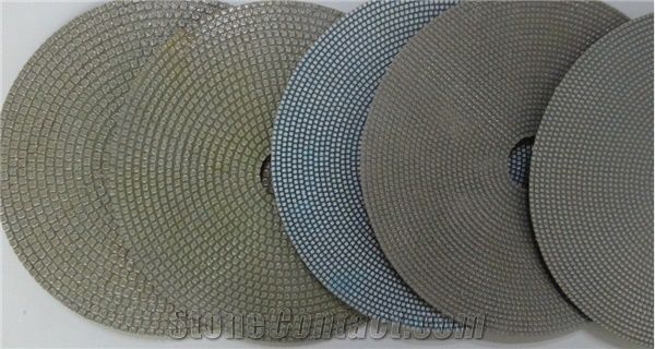 Electroplated Diamond Polishing Grinding Pads for Concrete, Stone, Tile, Wood, Swimming Pool Surfaces