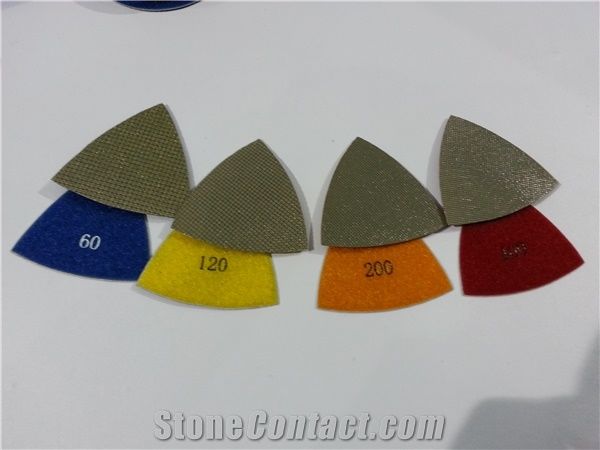 Electroplated Diamond Polishing Grinding Pads for Concrete, Stone, Tile, Wood, Swimming Pool Surfaces
