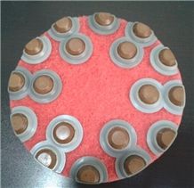 Fiber Pads with Diamond Dot Segment for Concrete Floor