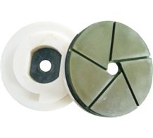 Multi Edge Discs with Snail-Lock for Bullnose Profile for In-Line Polishing Machines