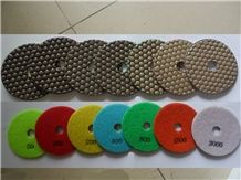 Premium Dry Diamond Polishing Pads Ideal for Use on Granite, Quartz and Harder Marbles
