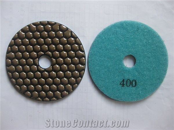 Premium Dry Diamond Polishing Pads Ideal for Use on Granite, Quartz and Harder Marbles
