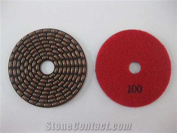 Premium Dry Diamond Polishing Pads Ideal for Use on Granite, Quartz and Harder Marbles