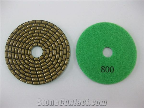 Premium Dry Diamond Polishing Pads Ideal for Use on Granite, Quartz and Harder Marbles