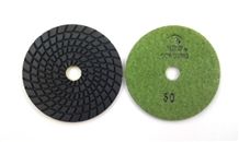 Premium Wet Diamond Polishing Pads with Black Dongsing Logo for Granite, Marble