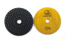 Premium Wet Diamond Polishing Pads with Black Dongsing Logo for Granite, Marble