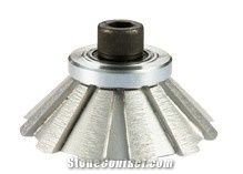 Shape E - 45 Degree Bevel Router Bits for Portable Profile Machines