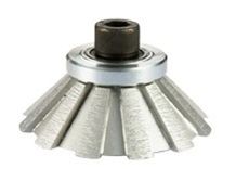 Shape E - 45 Degree Bevel Router Bits for Portable Profile Machines Shape E - 45 Degree Bevel Router Bits for Portable Profile Machines