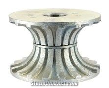 Shape V - Full Bullnose Sintered Router Bits for Portable Profile Machines