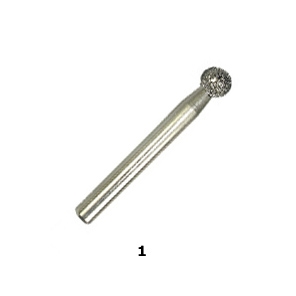 Vacuum Brazed Diamond Burs #1 - Small Ball